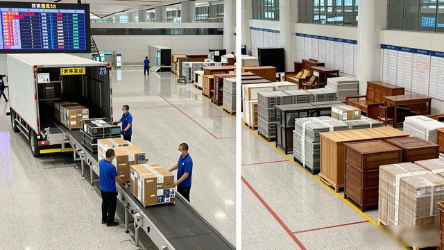 机场货运kllxg_飞机机场货运_机场运货